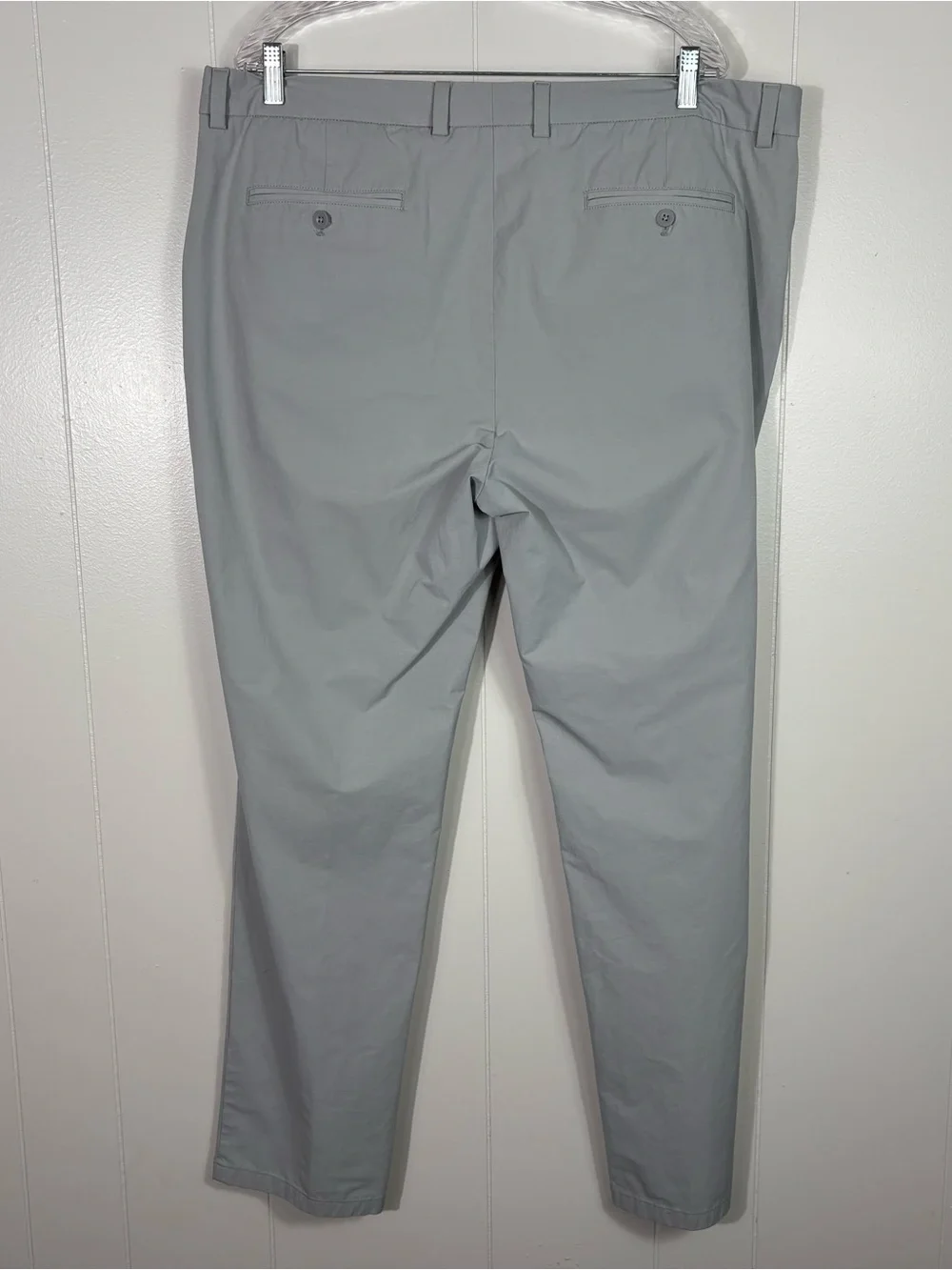 Vineyard Vines Performance On-The-Go Pants Original Fit Light Gray 40x32 Chino